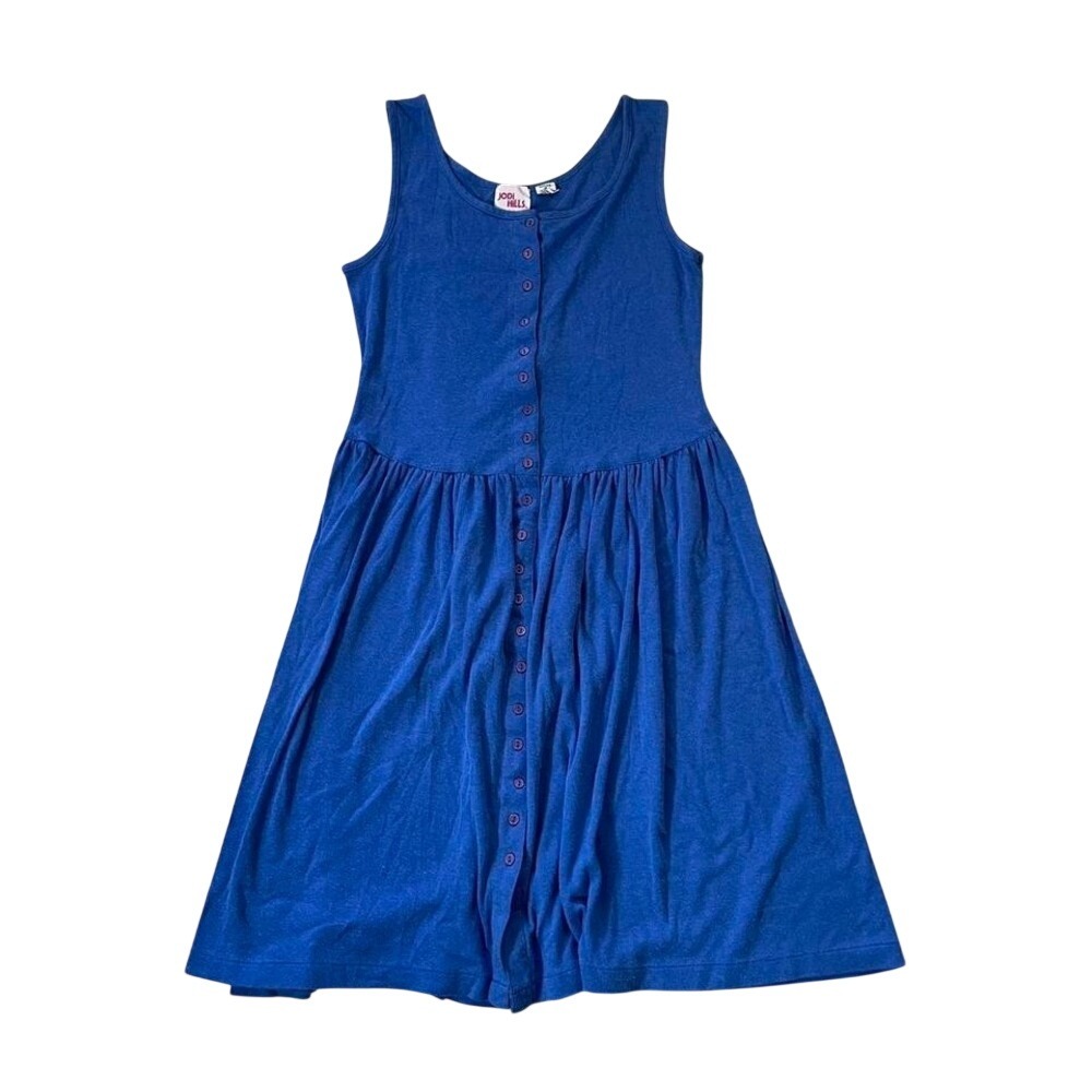 Vintage 1980s petite button‎ up dress Label: Jodi Hills